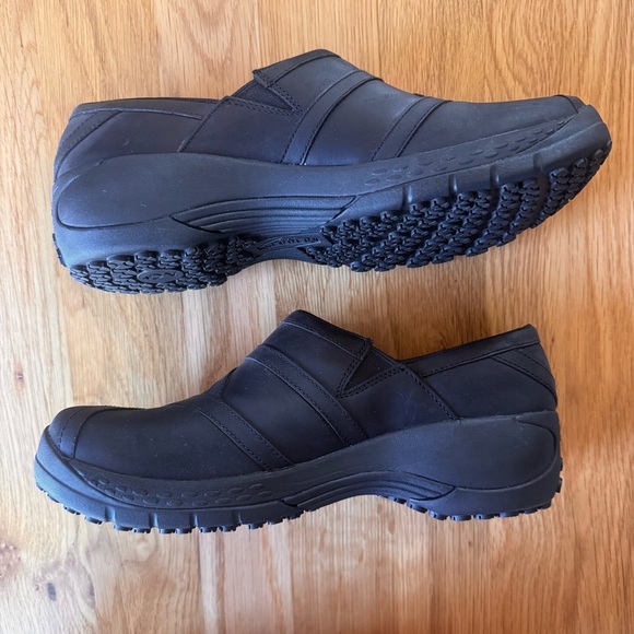 Merrell Women's Encore 2 MOC AC+ Pro Comfortable Leather Slip Shoes Black Size 8 - Picture 4 of 12